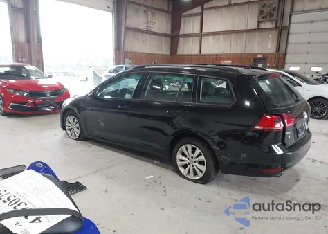 2017 Volkswagen Golf Sportwagen Tsi S z USA, uszkodzony, nr VIN 3VW017AU6HM529949